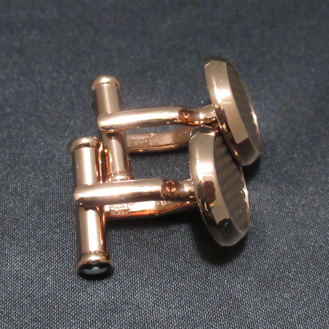 モンブラン カフス マイスターシュテュック ダークブラウン 118603