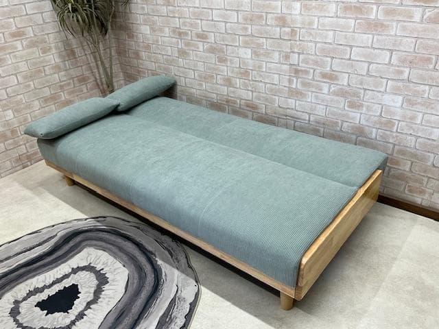 ソファーベッド　ソファ　コーデュロイ　北欧風　新品