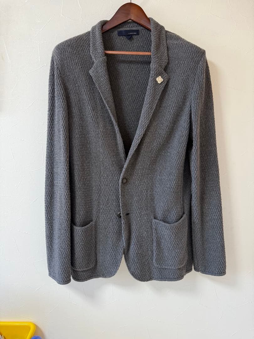 ラルディーニ ニットジャケット M（実寸L）