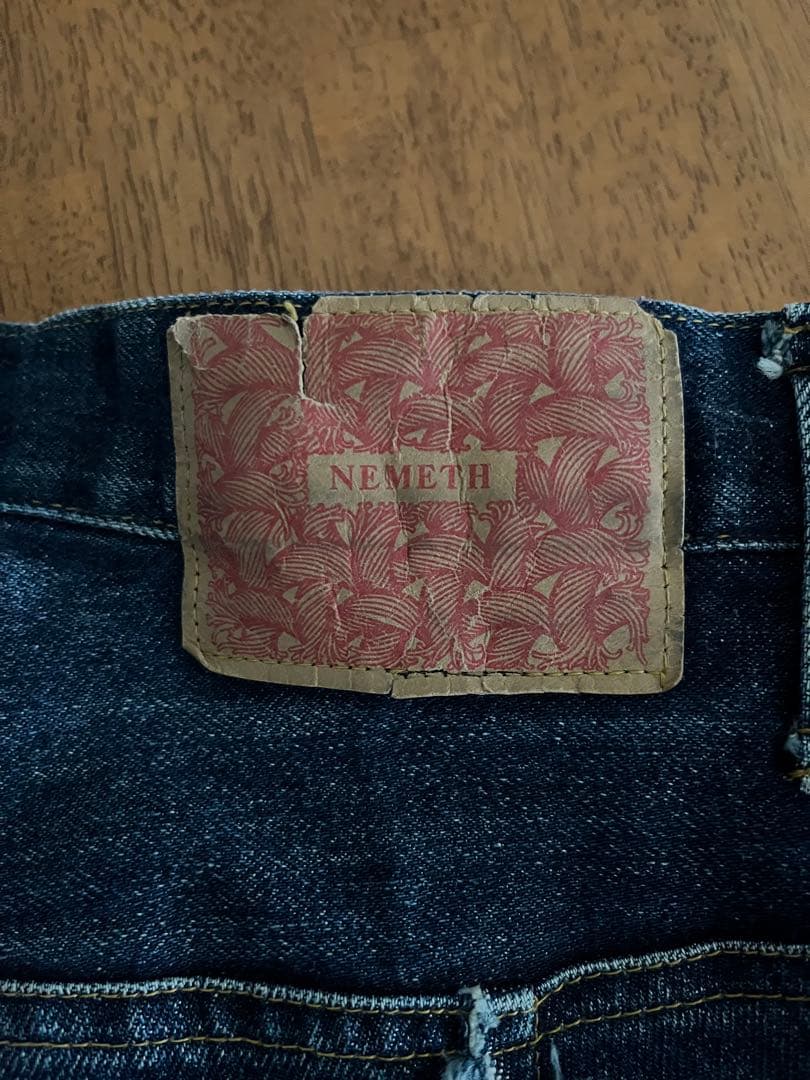 ふわふわ　Christopher Nemeth ダメージ加工 デニム