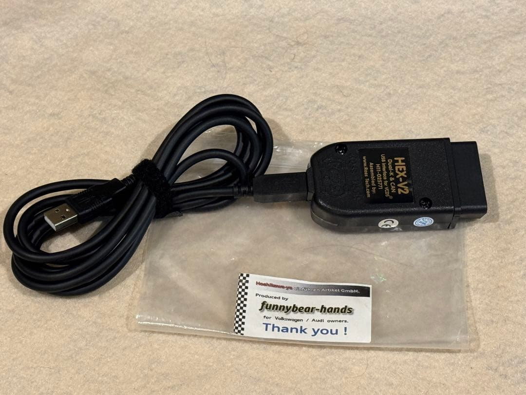 【値下げ】VCDS 互換ケーブル+ノートPC コーディング VW audi等