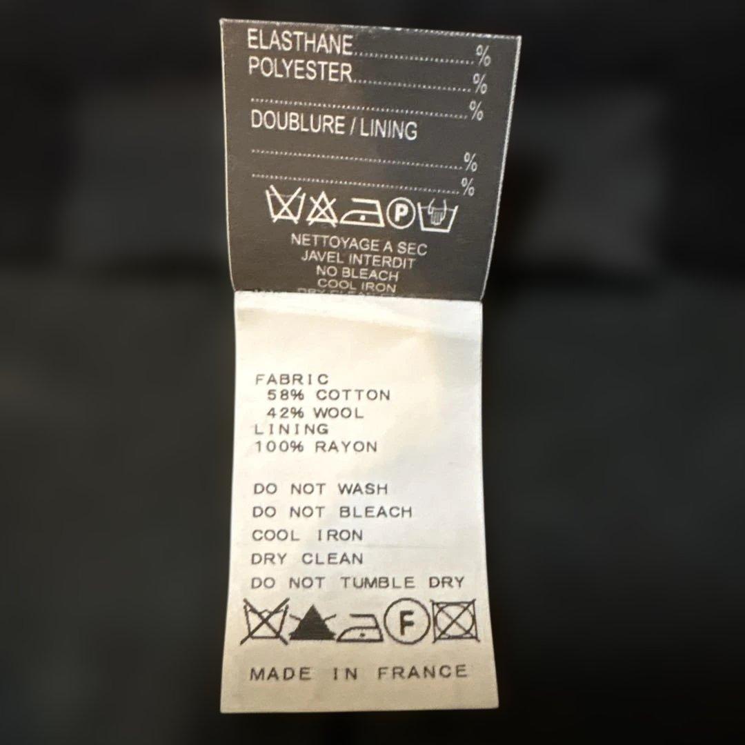 新品 MARC LE BIHAN黒ジッパーポケット付きミニスカート