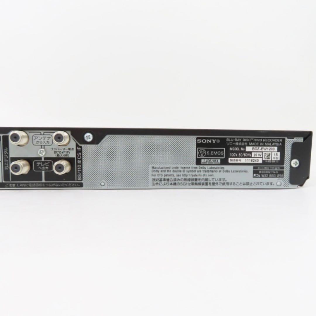 SONY ブルーレイレコーダー 1TB HDD内蔵 BDZ-EW1200