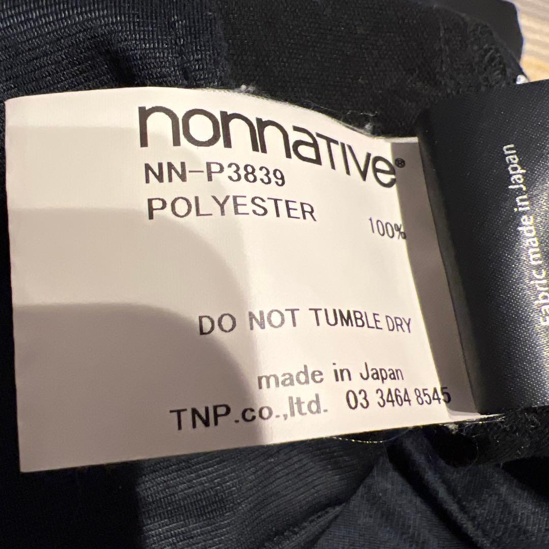 nonnative ノンネイティブ ブラックパンツ サイズ1