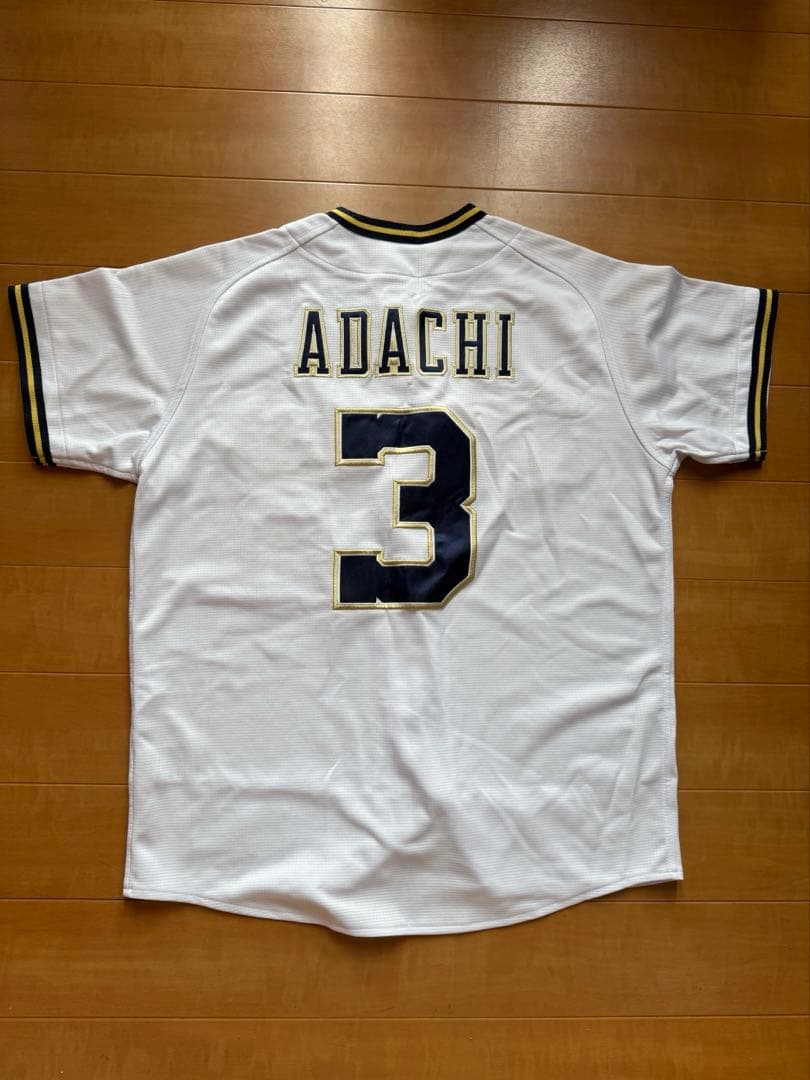 オリックス　安達了一　ユニフォーム（ホーム）　サイズS