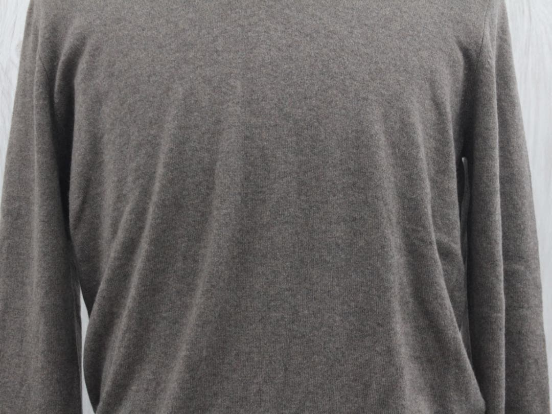 ▲ブルネロクチネリ BRUNELLO CUCINELL カシミヤ100％Vネック