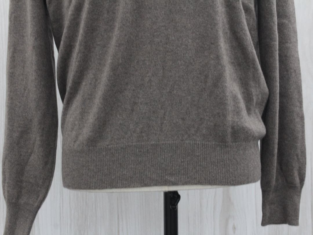 ▲ブルネロクチネリ BRUNELLO CUCINELL カシミヤ100％Vネック