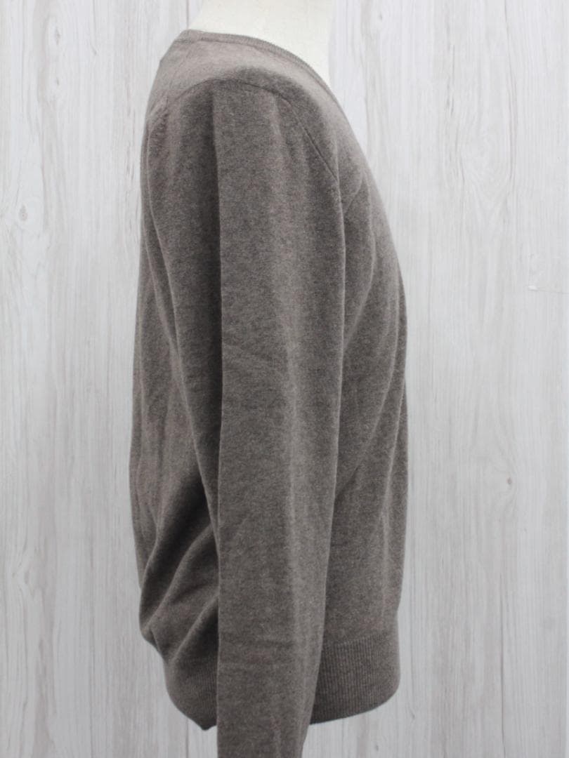 ▲ブルネロクチネリ BRUNELLO CUCINELL カシミヤ100％Vネック