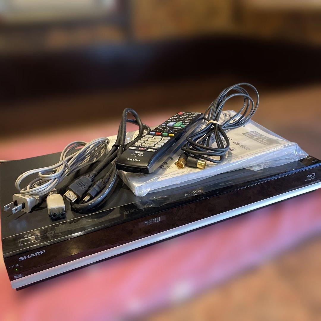 SHARP BD-W1700 12倍録 1TB 純正リモ等付フル装備 完動品！