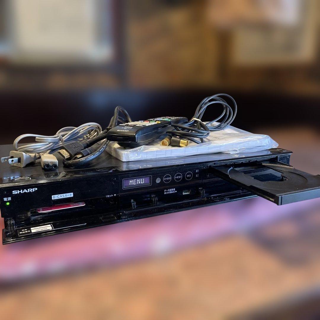 SHARP BD-W1700 12倍録 1TB 純正リモ等付フル装備 完動品！