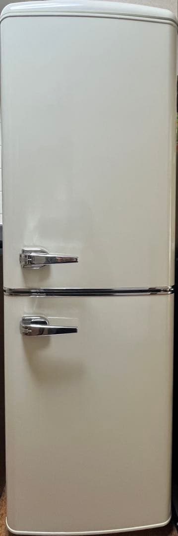 冷蔵庫 冷凍庫 2ドア レトロ おしゃれ130L 送料設置込み