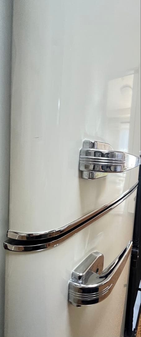 冷蔵庫 冷凍庫 2ドア レトロ おしゃれ130L 送料設置込み