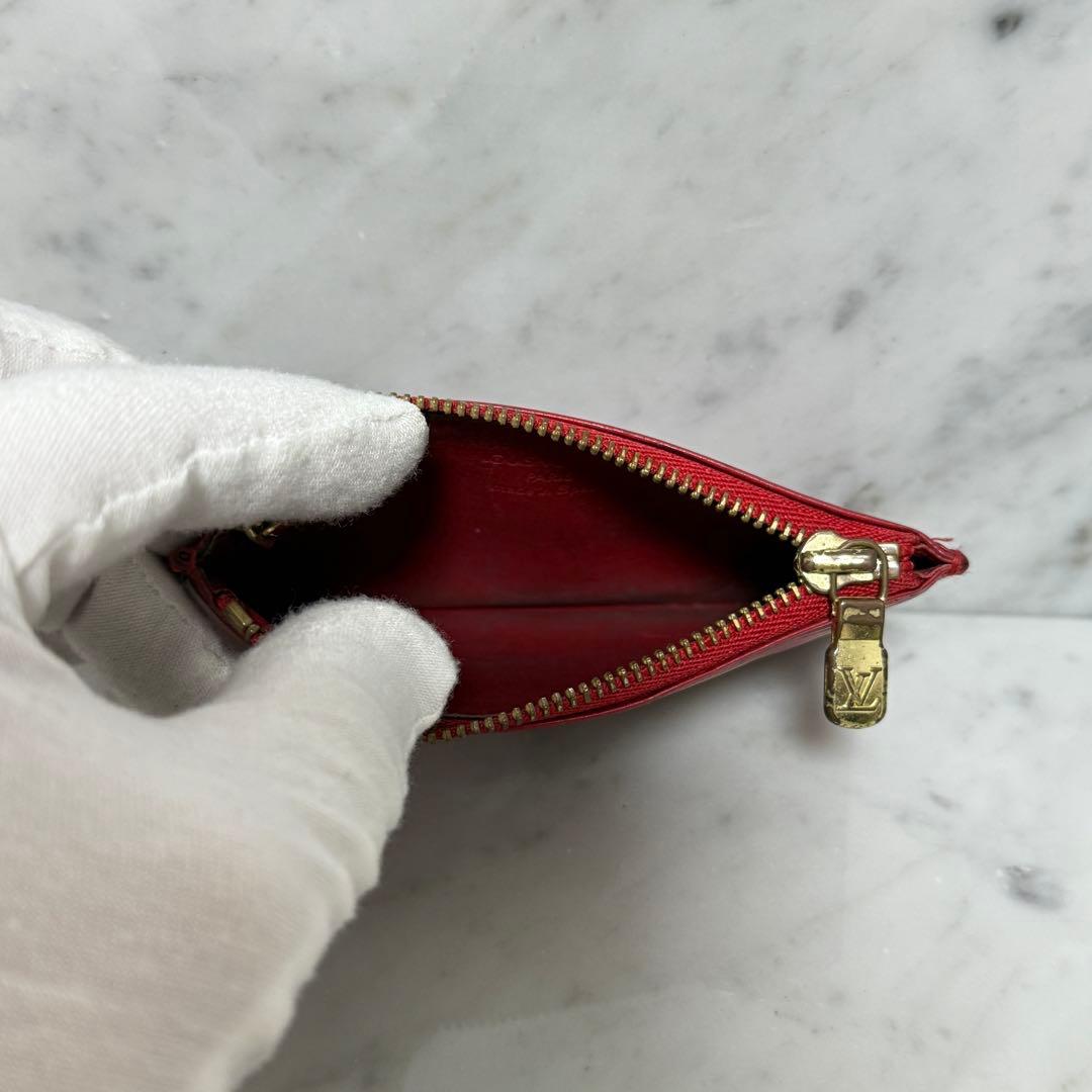 LOUIS VUITTON ルイヴィトン ケース 小銭入れ レッド 赤