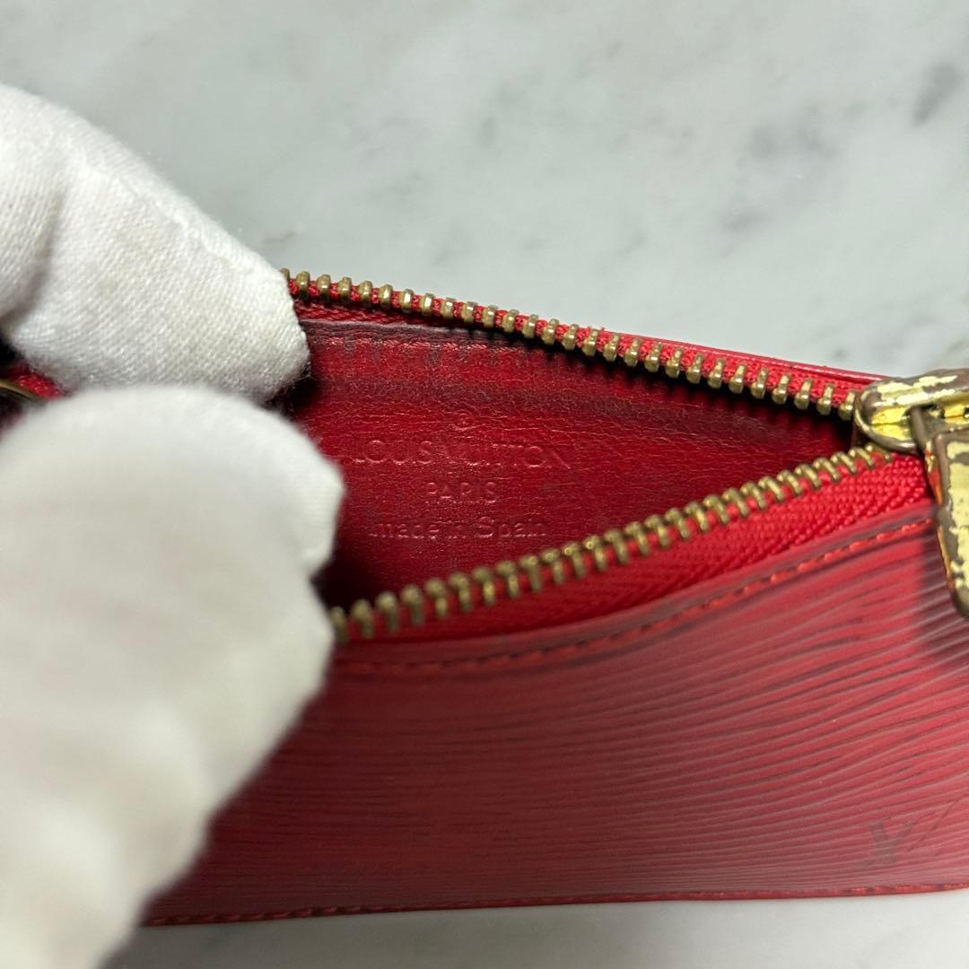 LOUIS VUITTON ルイヴィトン ケース 小銭入れ レッド 赤
