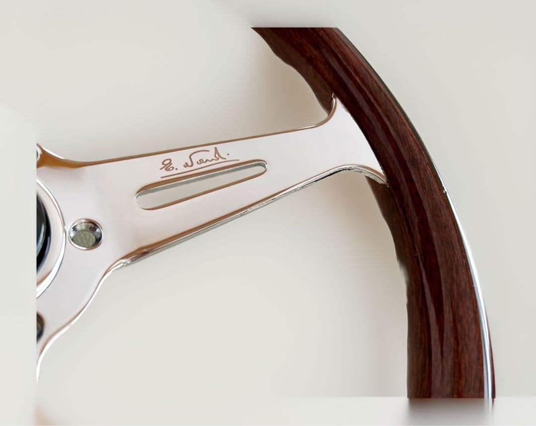 NARDIステアリング クラシック ウッド&ポリッシュスポーク14インチ 社外