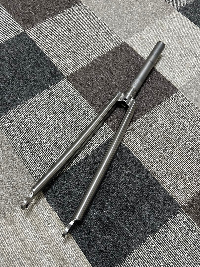 チタン titanium フロントフォーク 700c OS