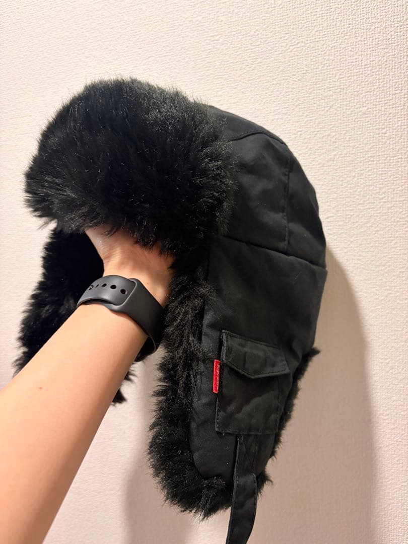 Supreme フライトキャップ フェイクファー