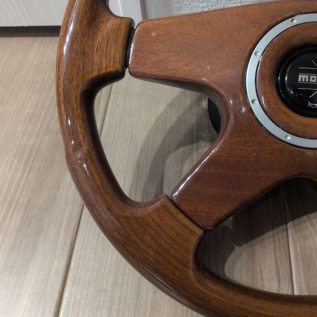 momo ウッドAL36 ステアリングホイール