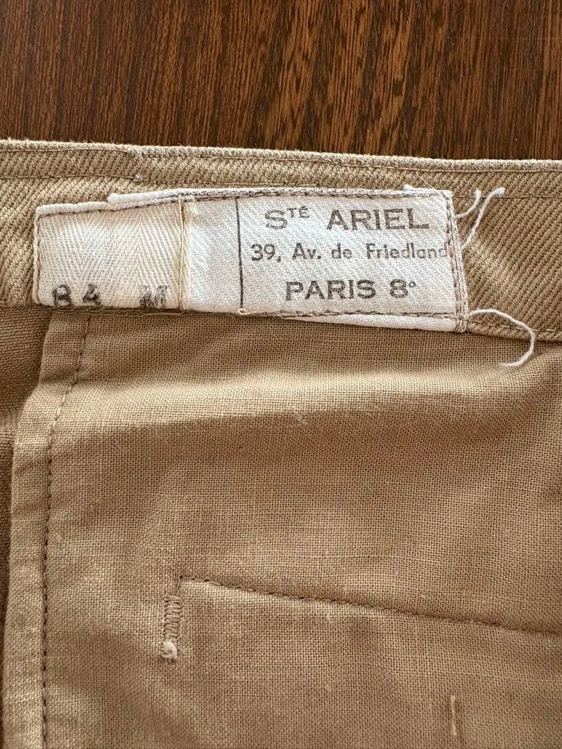 【VINTAGE デットストック】フランス軍 M52 チノトラウザーズ前期型