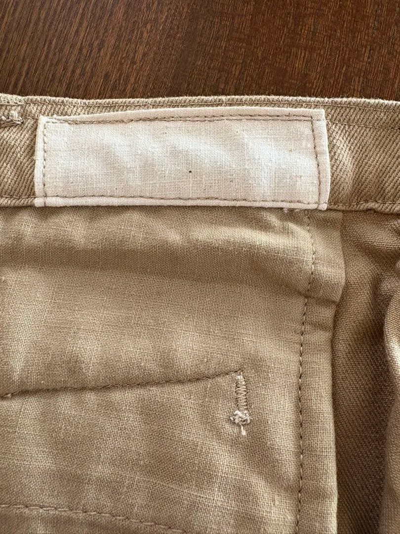 【VINTAGE デットストック】フランス軍 M52 チノトラウザーズ前期型