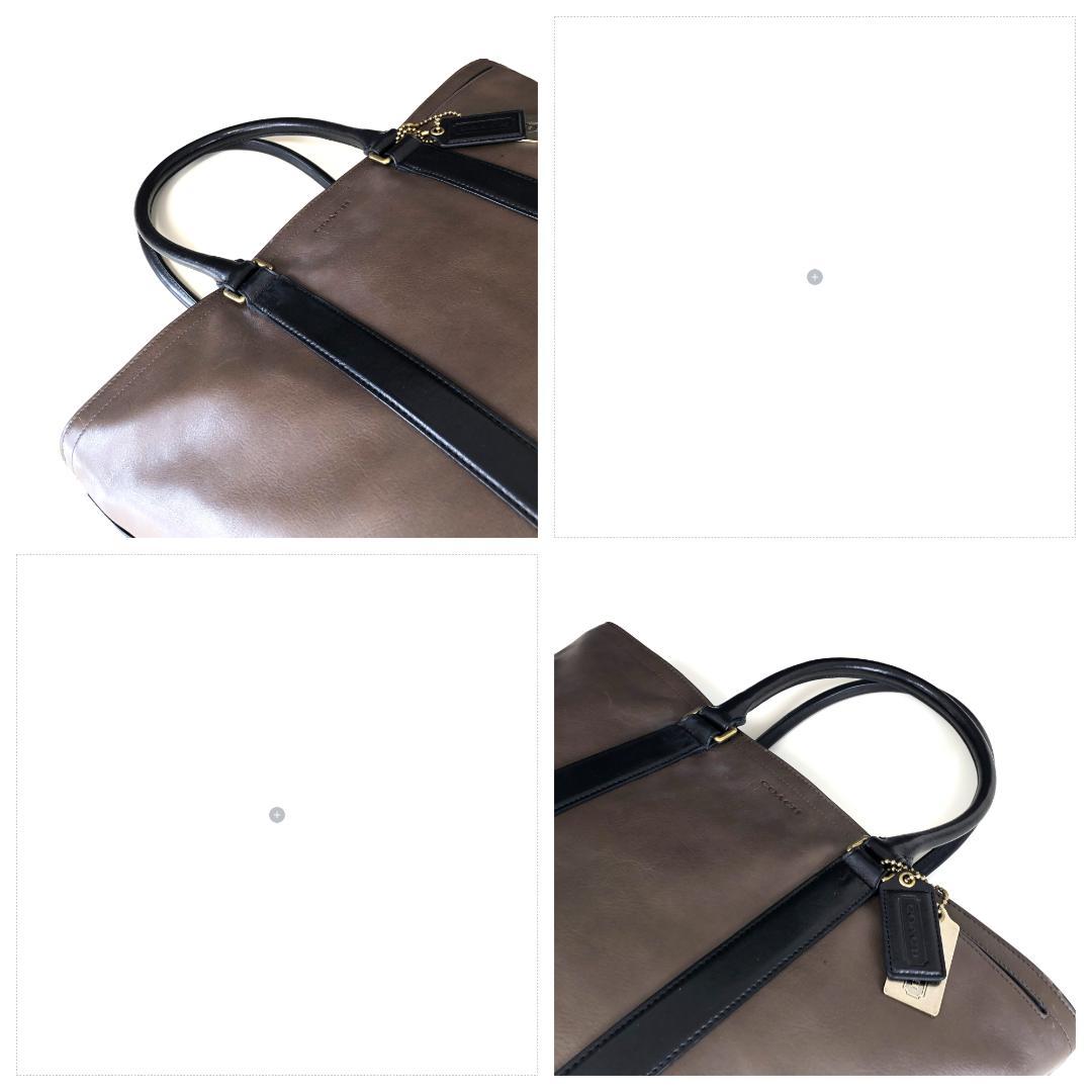 ✨美品♣コーチ☆ブリーカー◆2WAY♡ビジネスバッグ★上質レザー◇大容量☆A4可