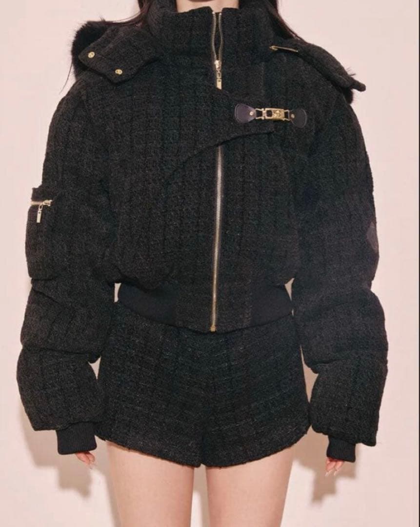 randy ベロアツイードパンツ