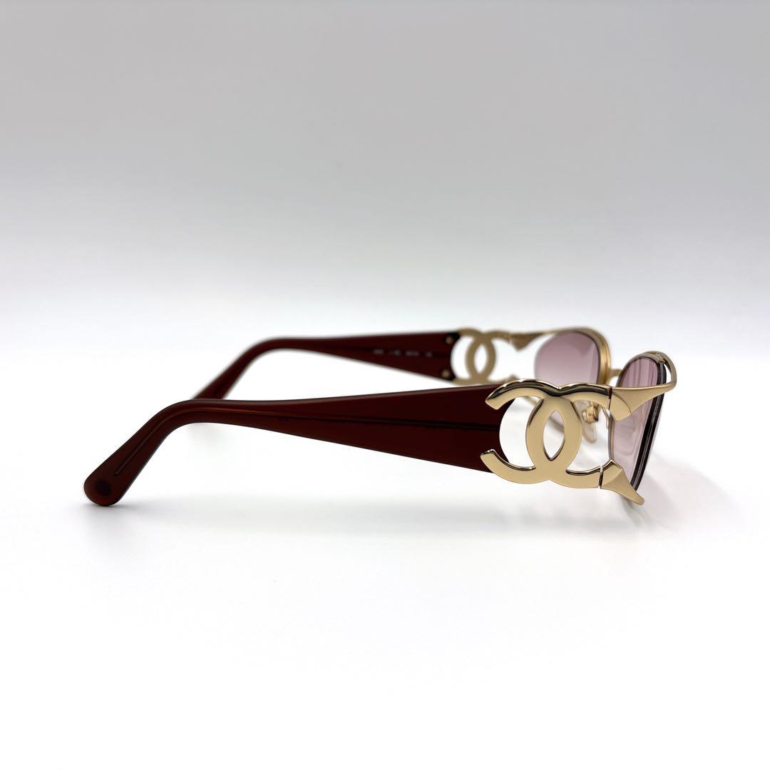 希少 美品 CHANEL シャネル サングラス ココマーク ゴールド 4023