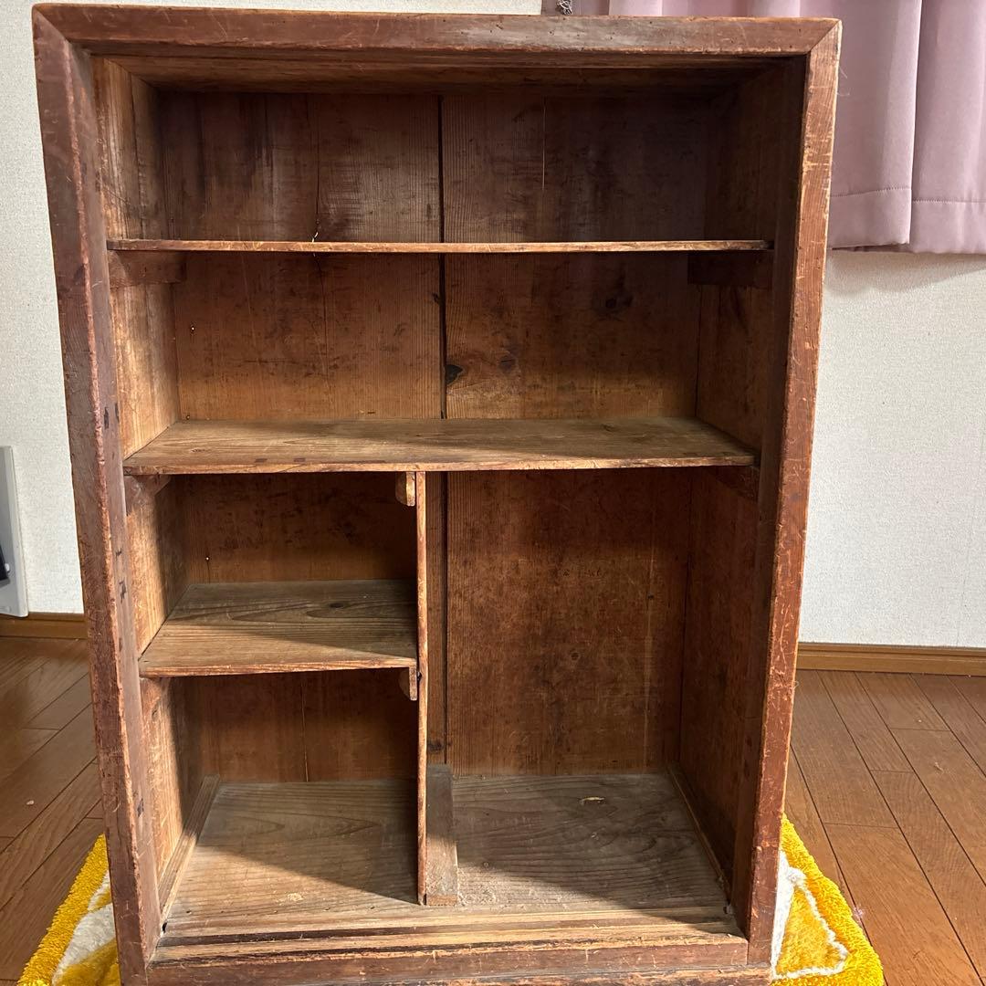 古家具　収納庫　下駄箱　古道具　アンティーク　昭和レトロ