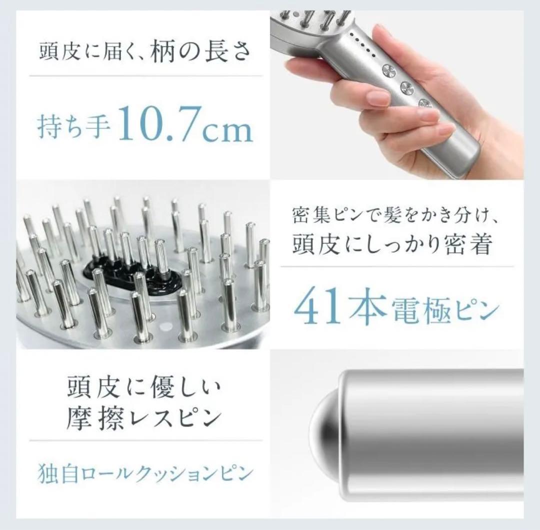 ニップラックスEMS 頭皮＆フェイス リフトケアブラシ NP-ELB23SV