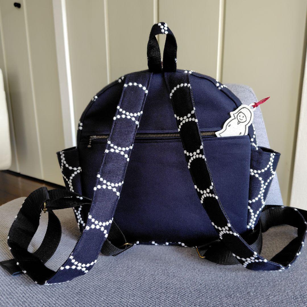 ミナペルホネン両開きリュックハンドメイドバック