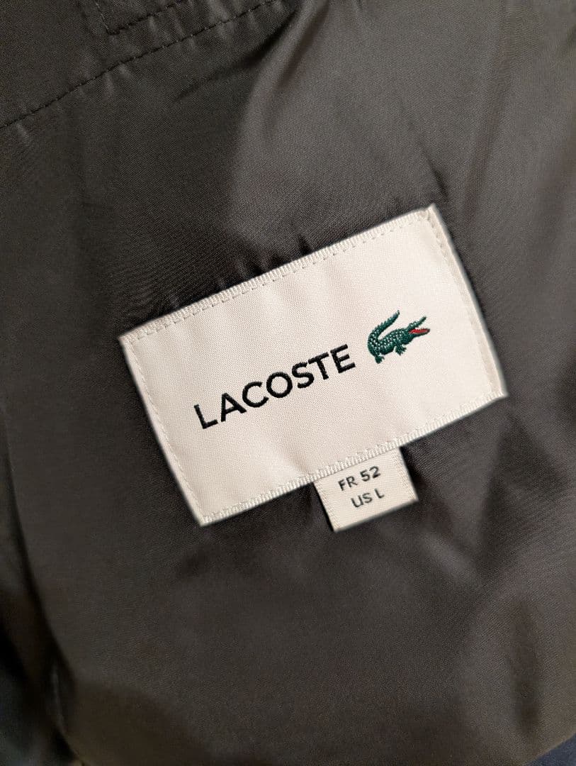 LACOSTE BH262EM ネイビー ダウンジャケット