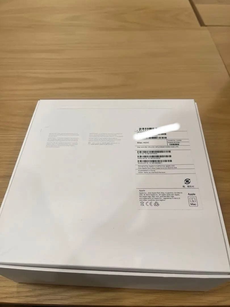 【美品】Mac mini M2（24GBメモリ／512GB SSD）箱・付属品