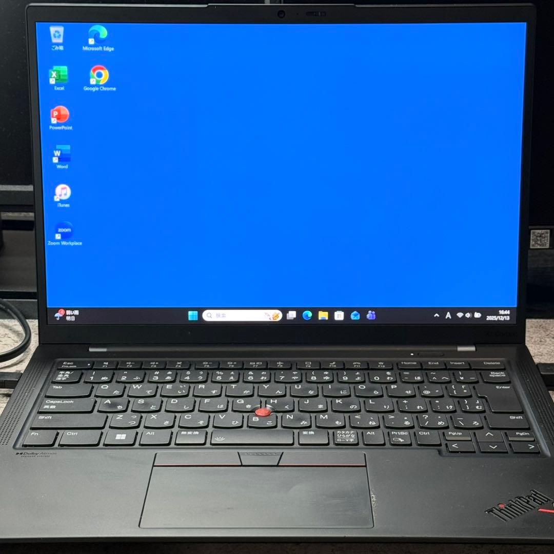 LenovoノートパソコンX1 Carbon Gen10 第12世代 高速静音