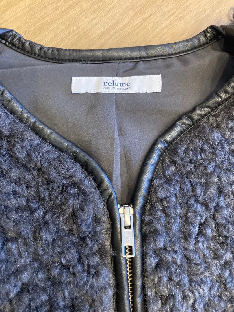 JOURNALSTANDARD relume シープフェイクファージップベスト
