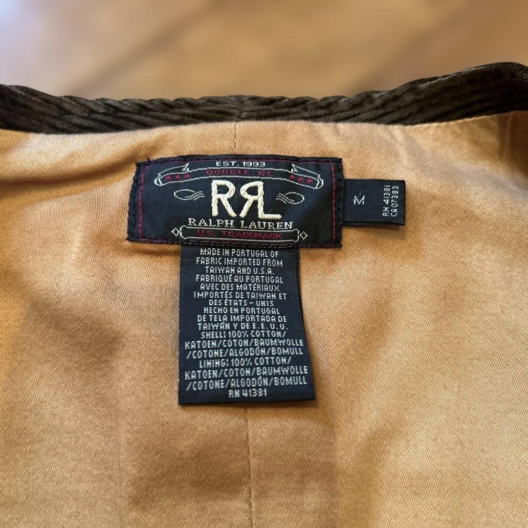 ダブルアールエル　コーデュロイベスト　　　ポロラルフローレン