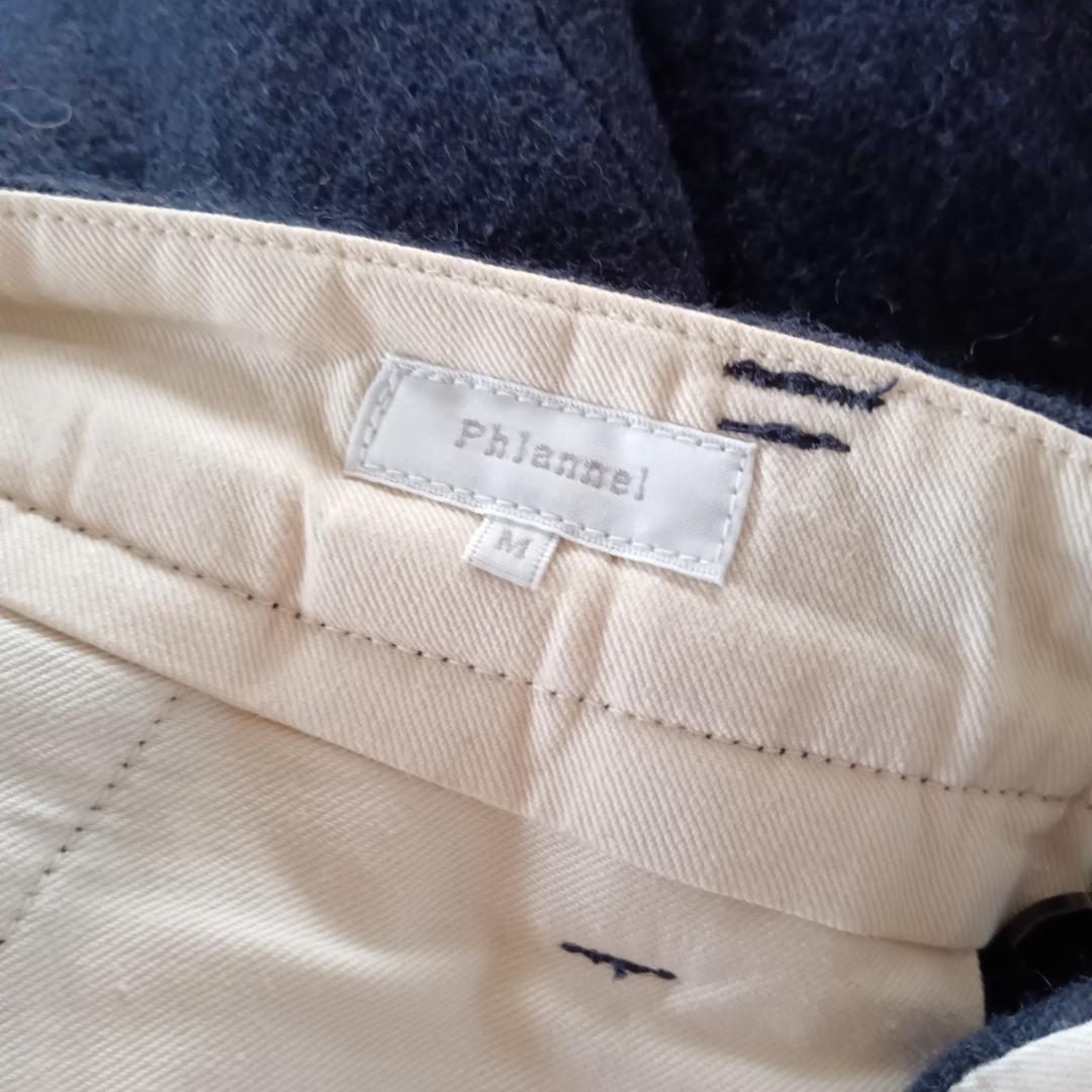 Phlannel フランネル 2TUCK ウールスラックス 日本製 X3860