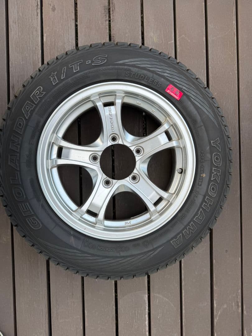 ジムニーYOKOHAMA　スタッドレスタイヤホイールセット175/80R16