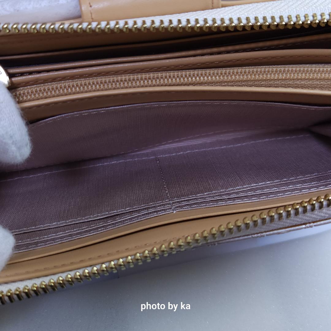 白 ピンキー&ダイアン Pinky&Dianne 長財布 新品 インフィニティ