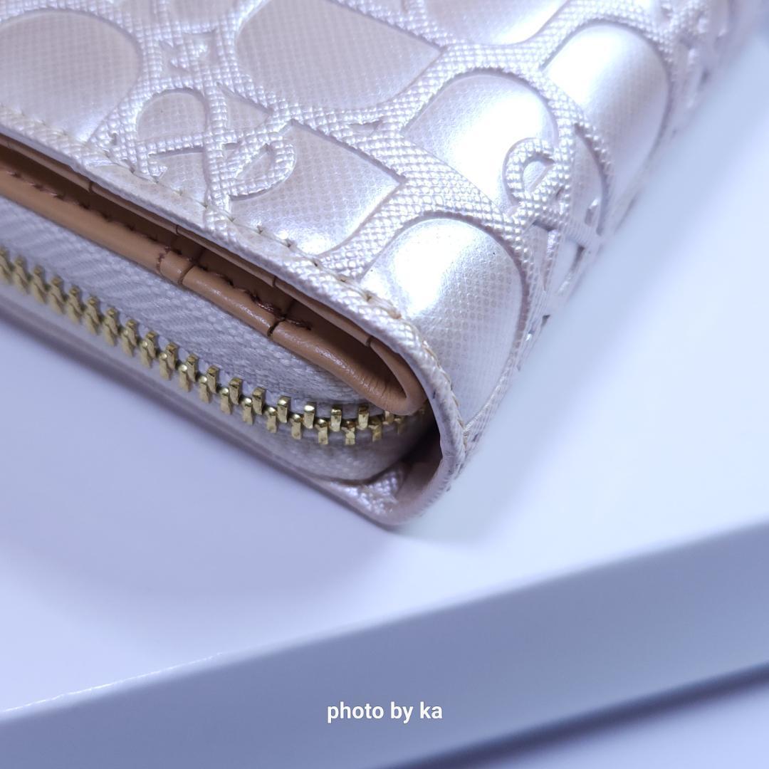 白 ピンキー&ダイアン Pinky&Dianne 長財布 新品 インフィニティ