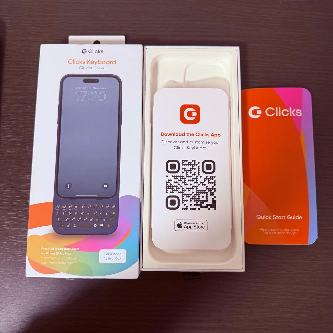 Clicks Keyboard iPhone15Promax用