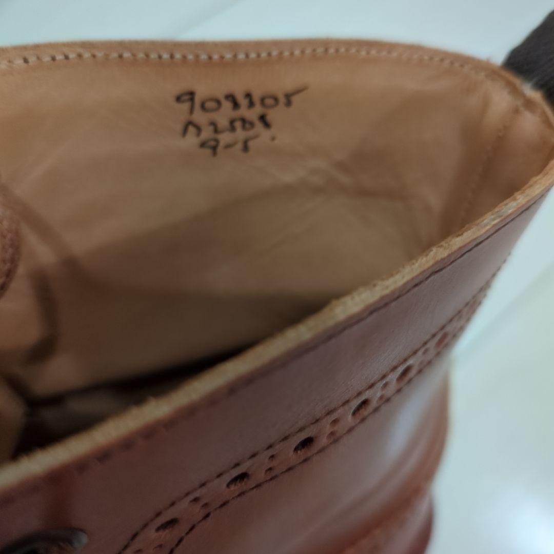 【美品】Tricker'sカントリーブーツ　　マロンアンティークM2508
