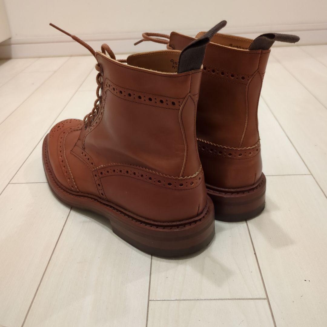 【美品】Tricker'sカントリーブーツ　　マロンアンティークM2508