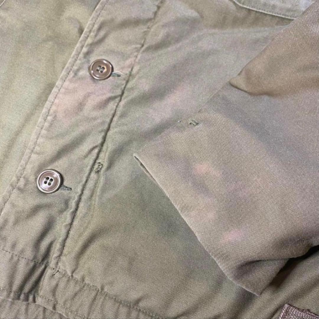 民生品 A-2 DECK デッキジャケット US NAVY ノーステンシル M