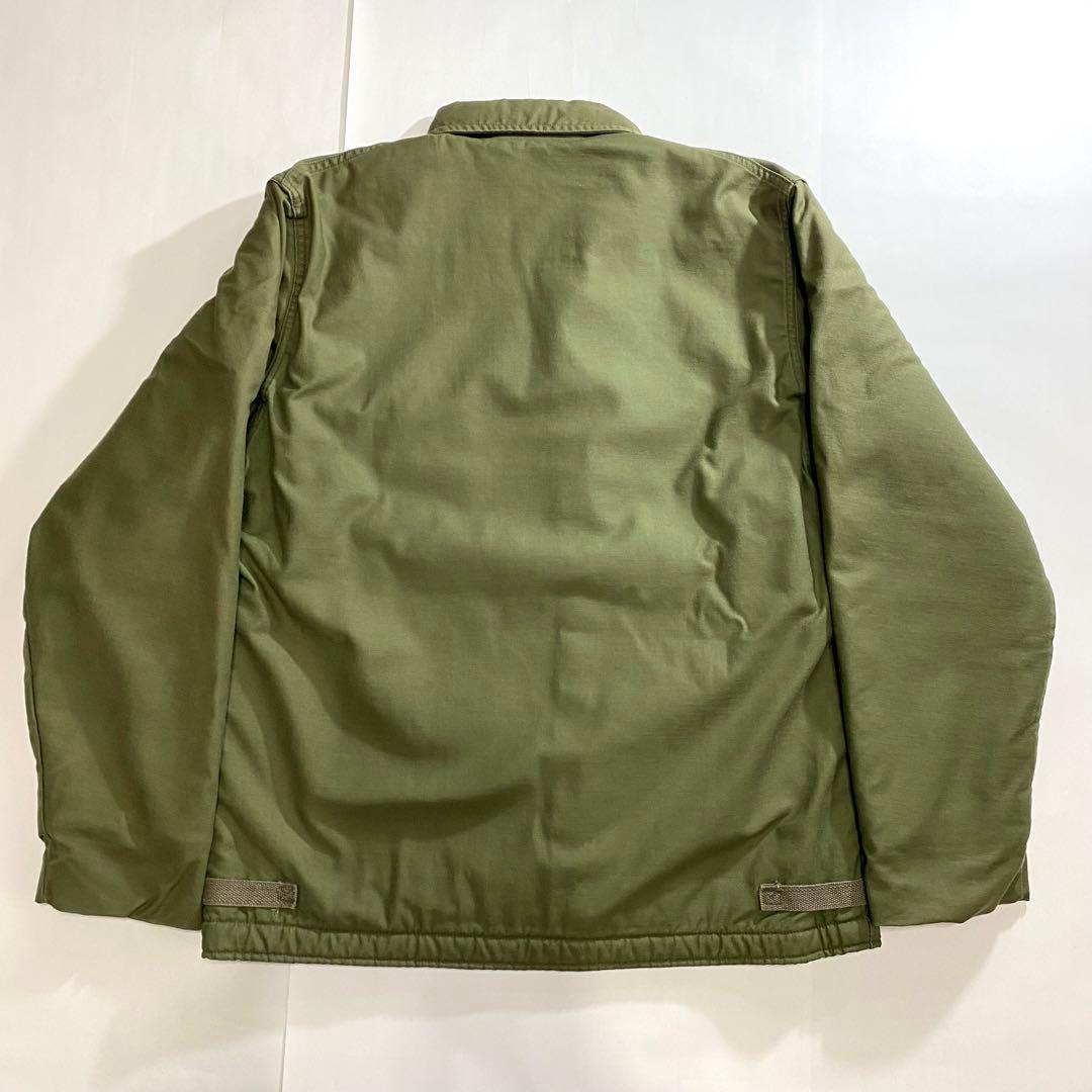 民生品 A-2 DECK デッキジャケット US NAVY ノーステンシル M