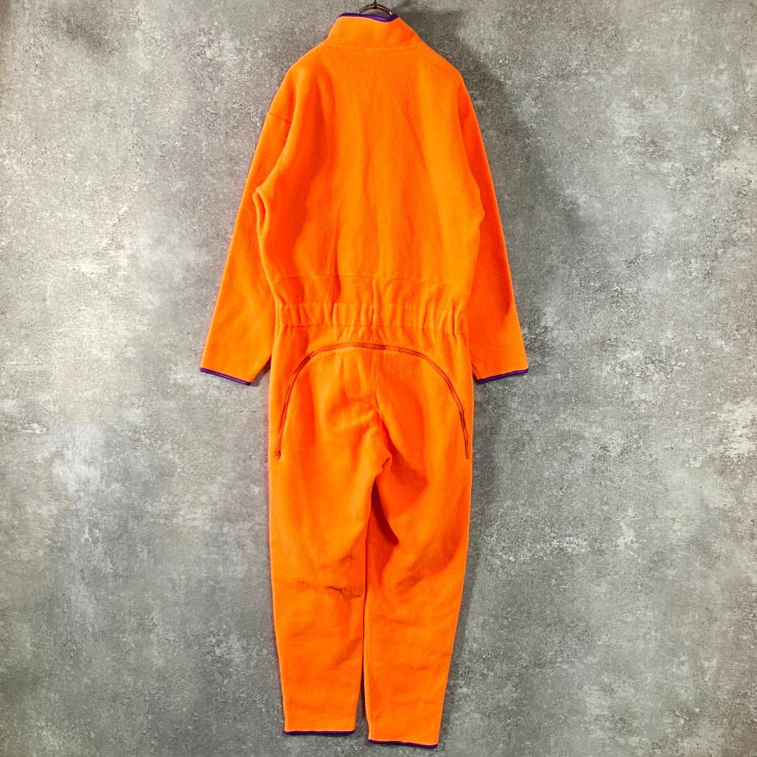 希少　90s Helly Hansen　ジャンプスーツ　つなぎ　オレンジ　ロゴ