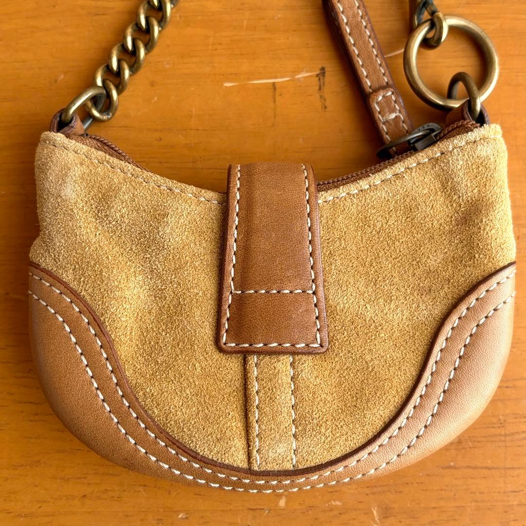 vintage coach オールドコーチ チャーム キーチェーン ブラウン