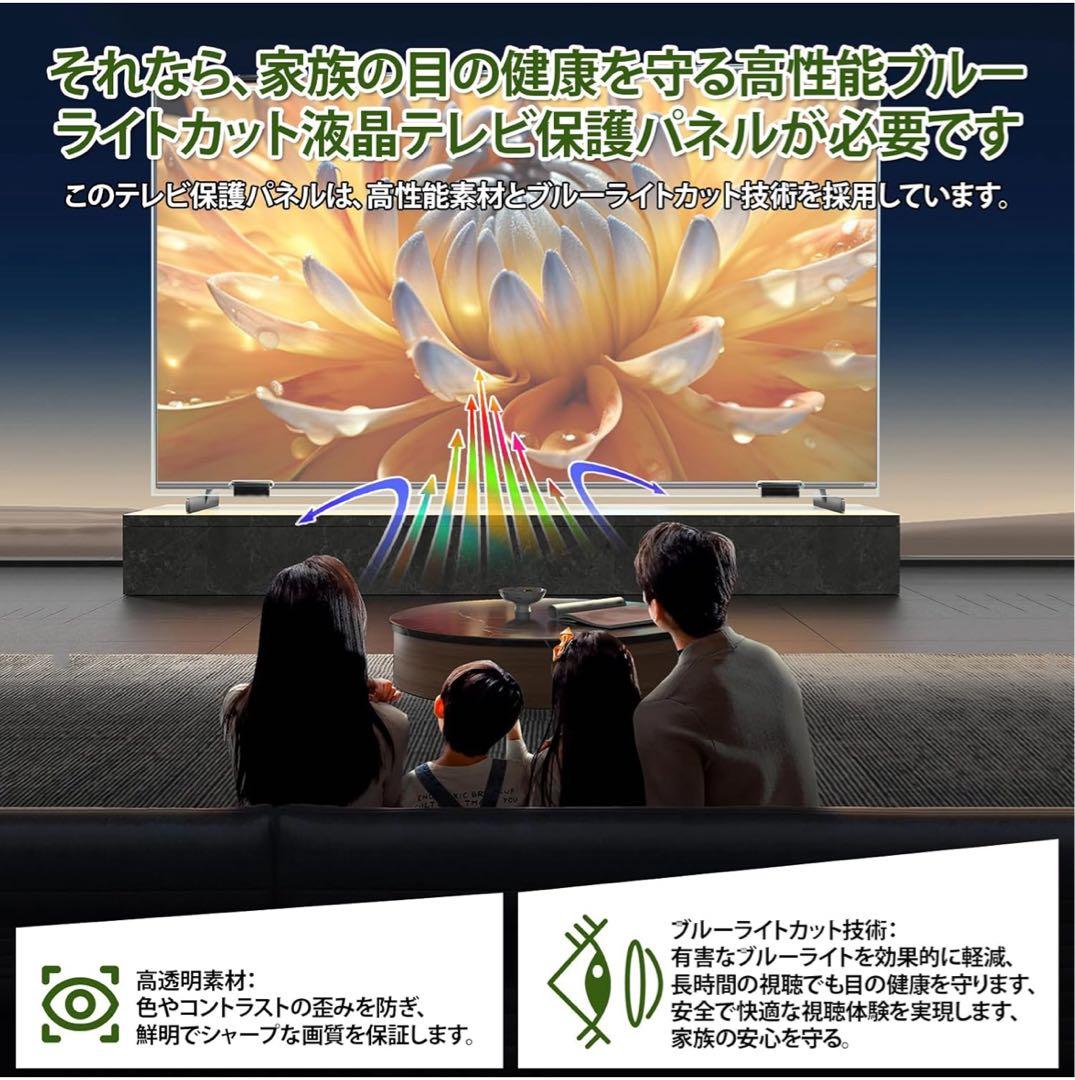 テレビ保護パネル 65インチ 有機el テレビカバー 液晶TV保護 65型対応