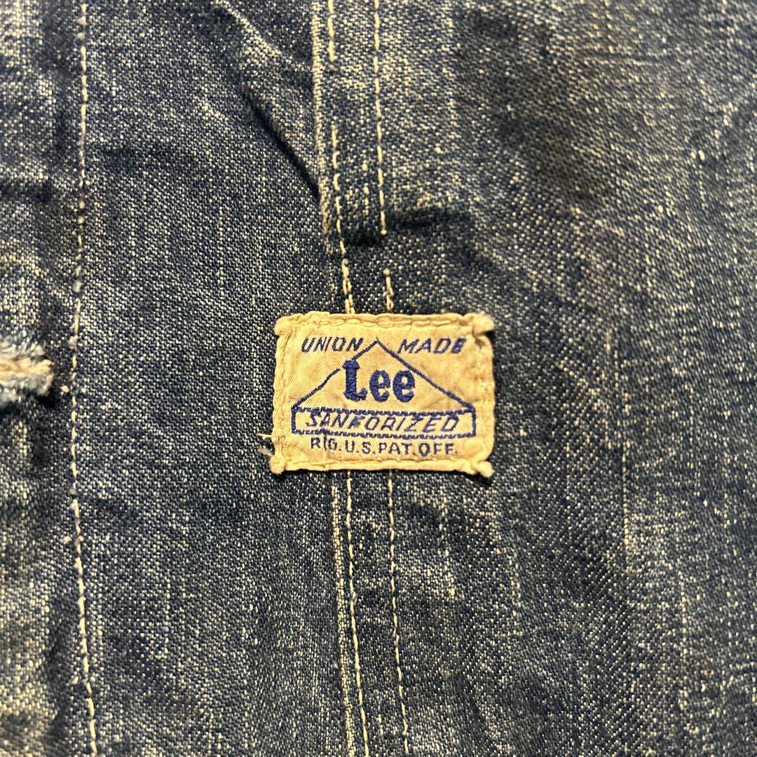 1940s Lee ハウスマークタグ　デニムオーバーオール