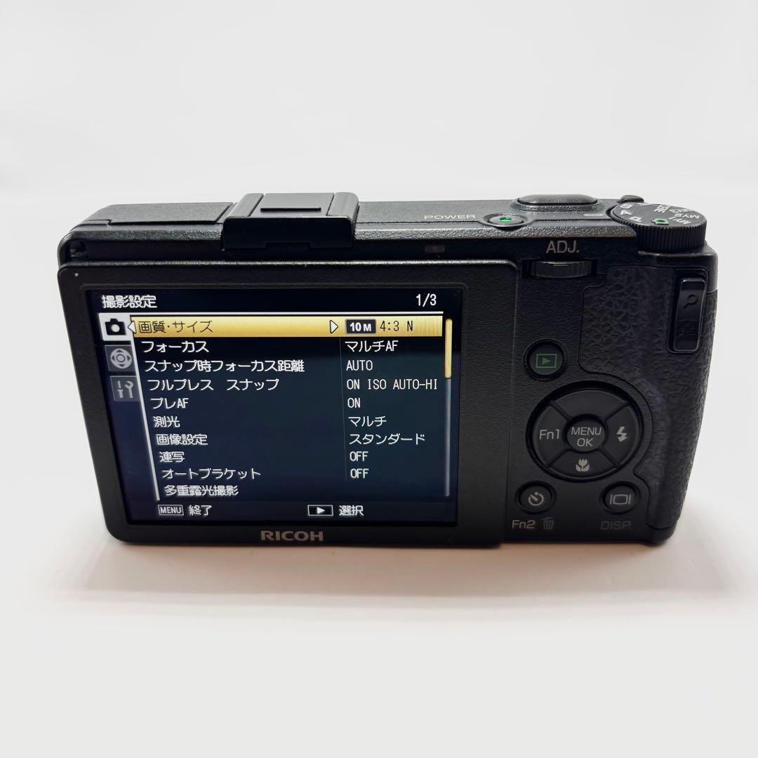 【美品】RICOH GR DIGITAL Ⅳ ブラック コンパクトデジタルカメラ
