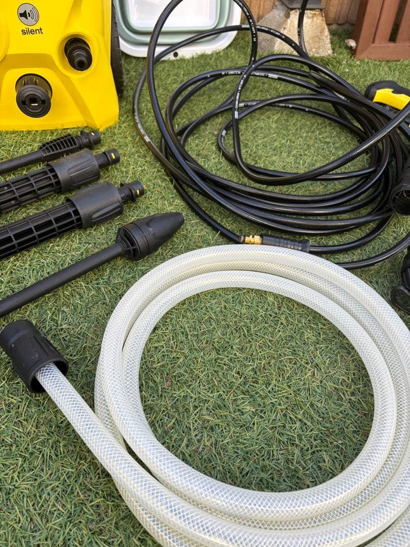 KARCHER K3 silent 高圧洗浄機 本体　一度のみのほぼ新品